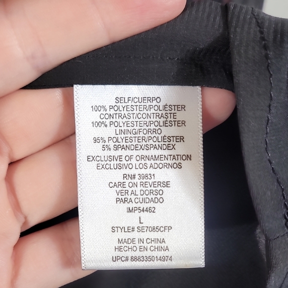 NWT Sam Edelman Russian Romance Dress Size L Whimsigoth Dark Floral Mini Ruffle - Picture 8 of 14